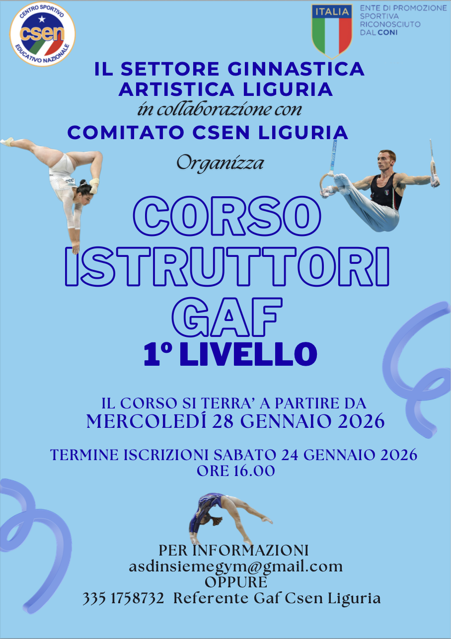 Corso Ginnastica Artistica